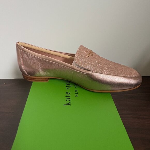 Kate Spade New York City Lights Loafer Women's Rose Gold Size 8 New - Picture 2 of 13